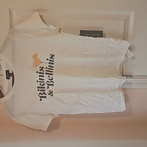 NWT Bikinis and Bellinis Wildfox Graphic Tee size M